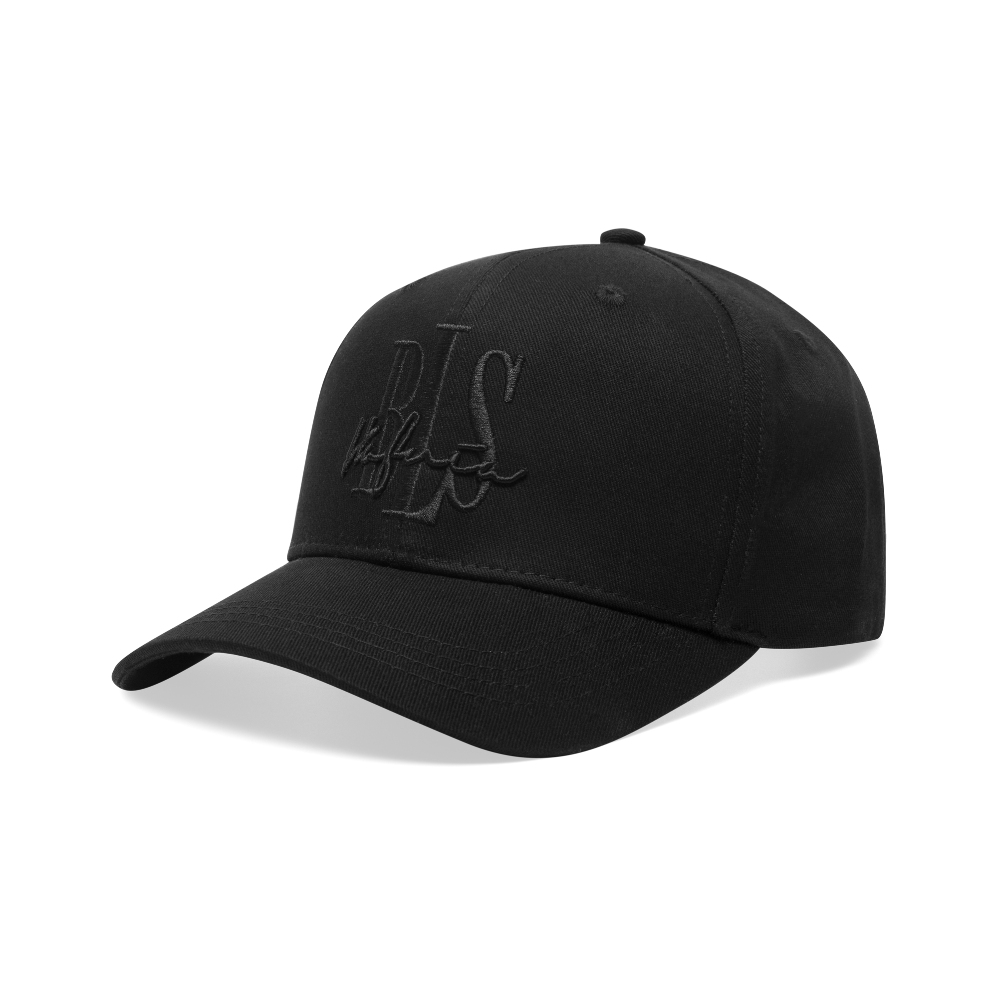 BLS - Signature Baseball Cap - Black On Black - Headz Up 