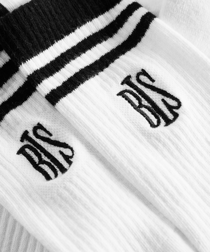 BLS - BLS Socks 2-pack - White - Headz Up 