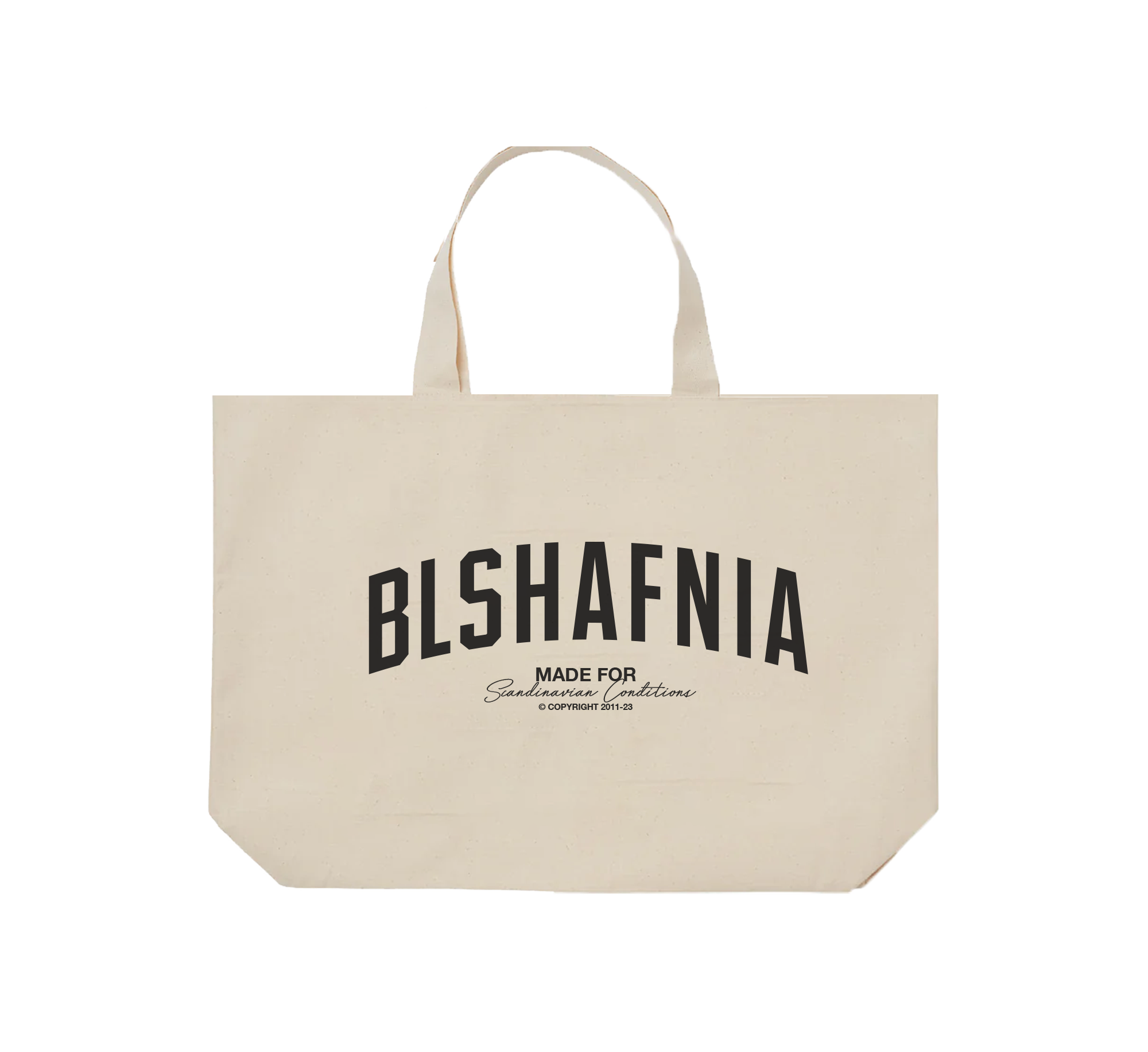 BLS Backstage Tote Bag i råt design, stor læder-tilbehør taske med to håndtag og rummelig opbevaringsplads.