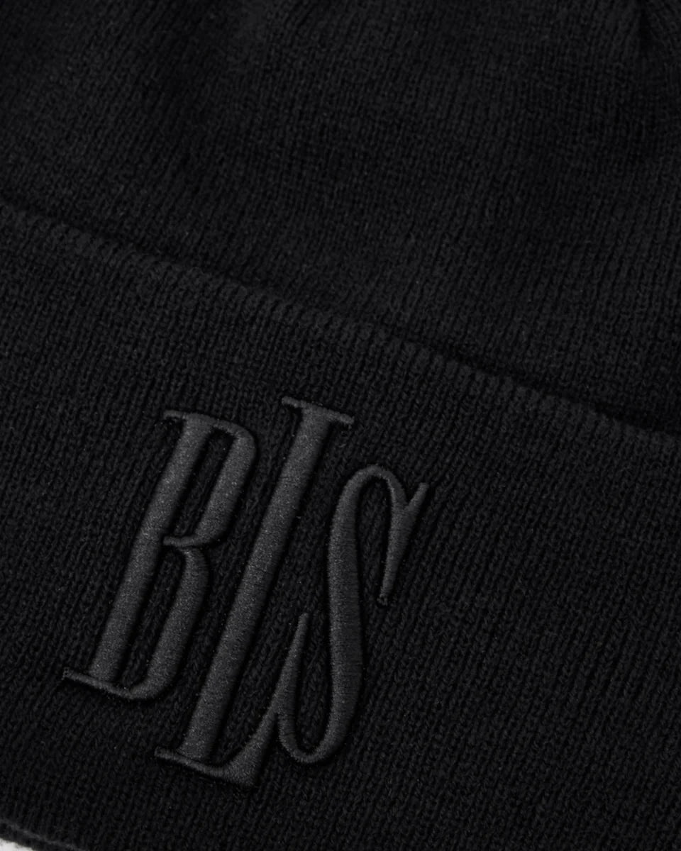 BLS - Classic 3D Beanie - Black/Black - Headz Up 