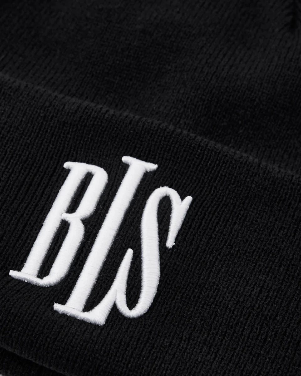 BLS - Classic 3D Beanie - Black/White - Headz Up 