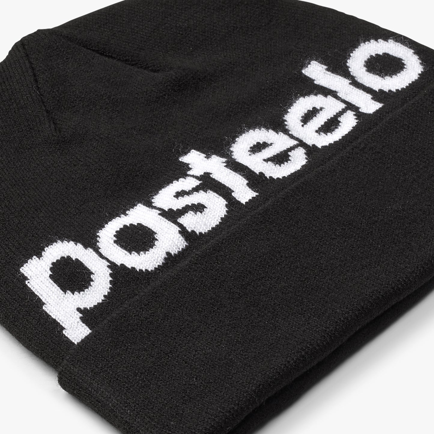 Pasteelo - SCRIPT BEANIE - Black - Headz Up 