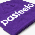 Pasteelo - SCRIPT BEANIE - Purple - Headz Up 