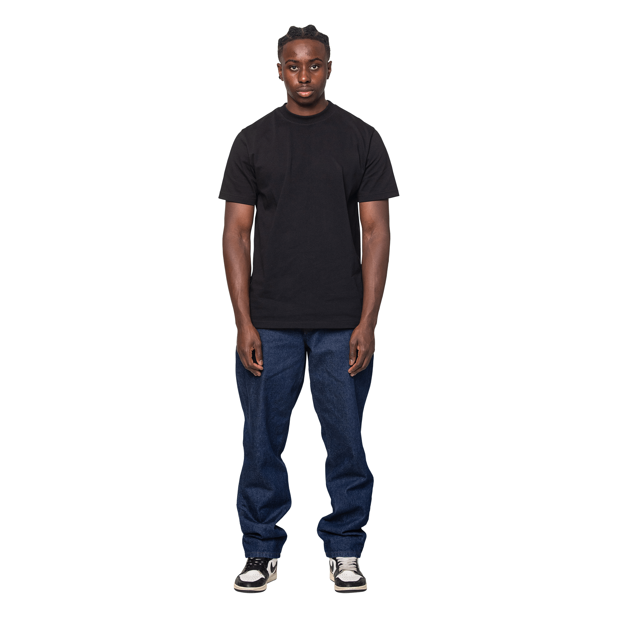 BLS - Blank T-Shirt Loose Fit - Black - Headz Up 