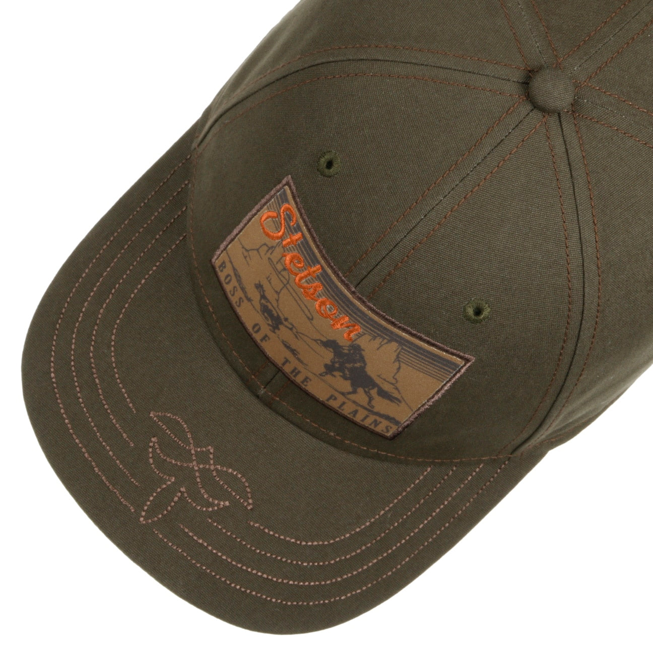 Stetson - Baseball Cap - Boss of the Plains - Olive - Headz Up 