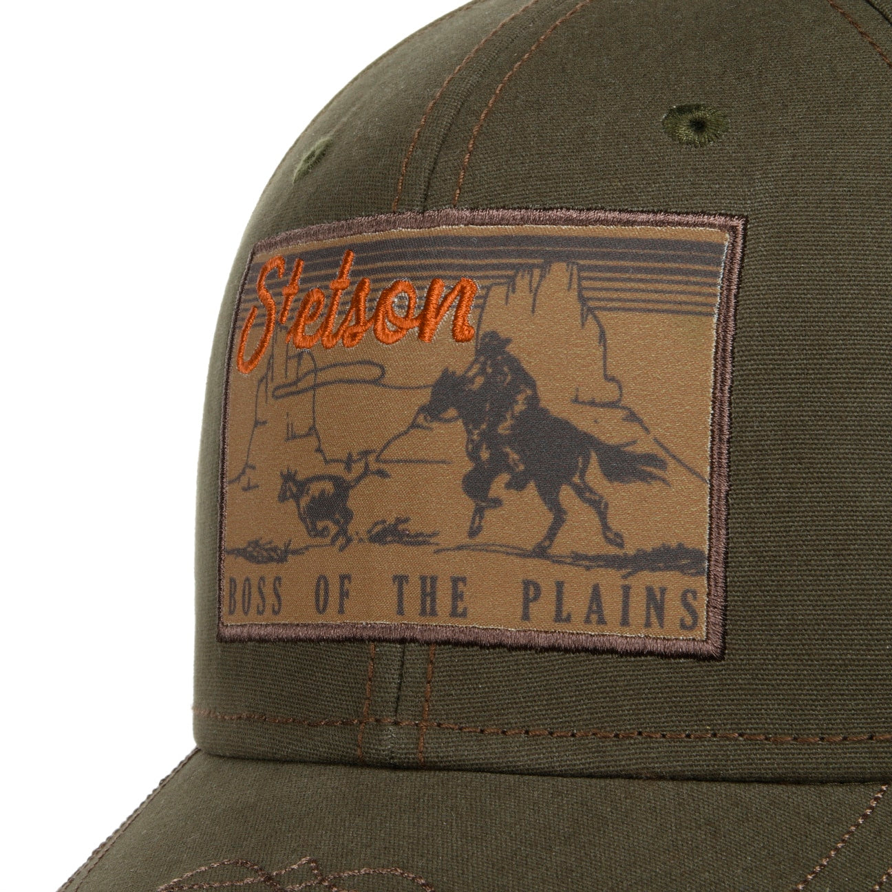 Stetson - Baseball Cap - Boss of the Plains - Olive - Headz Up 