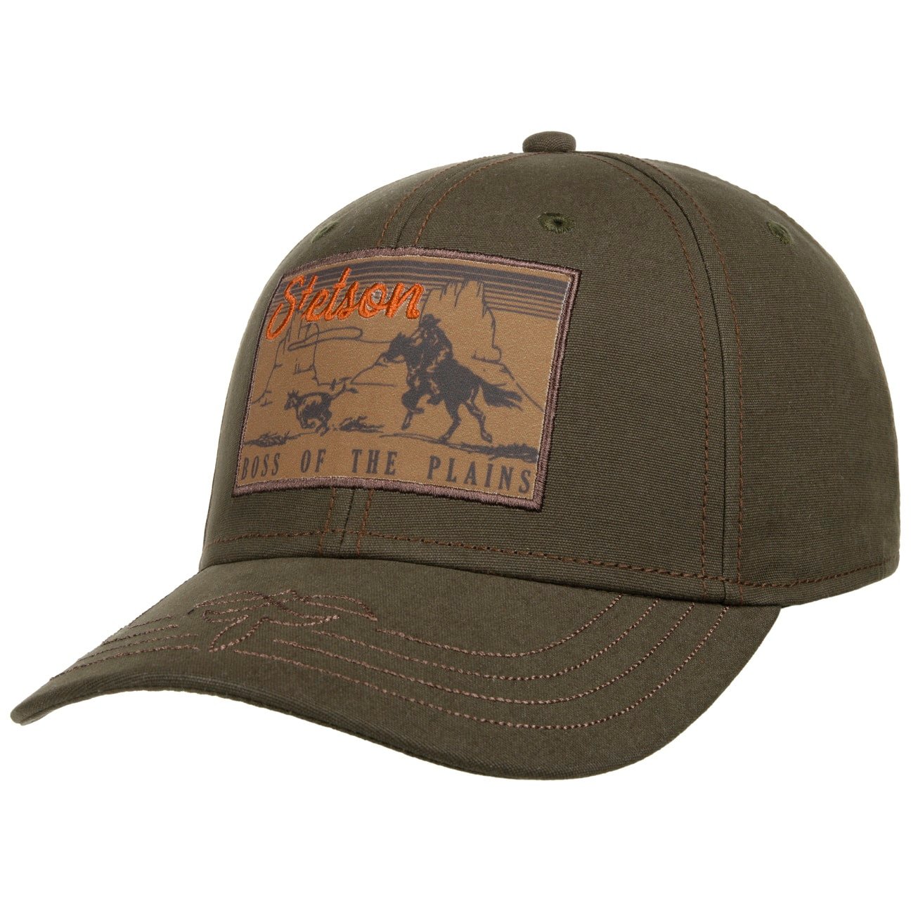 Stetson - Baseball Cap - Boss of the Plains - Olive - Headz Up 