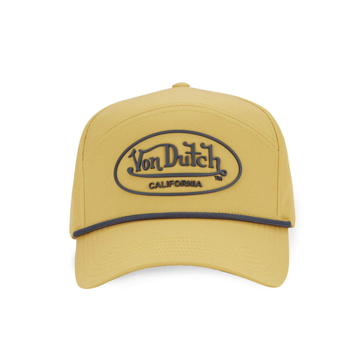 Von Dutch - Rubber Patch - 6-Panel Cap - Yellow - Headz Up 