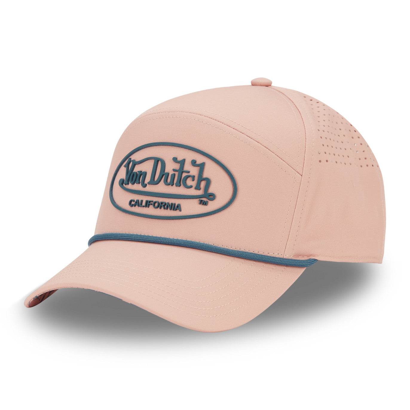 Von Dutch - Rubber Patch - 6-Panel Cap - Pink - Headz Up 