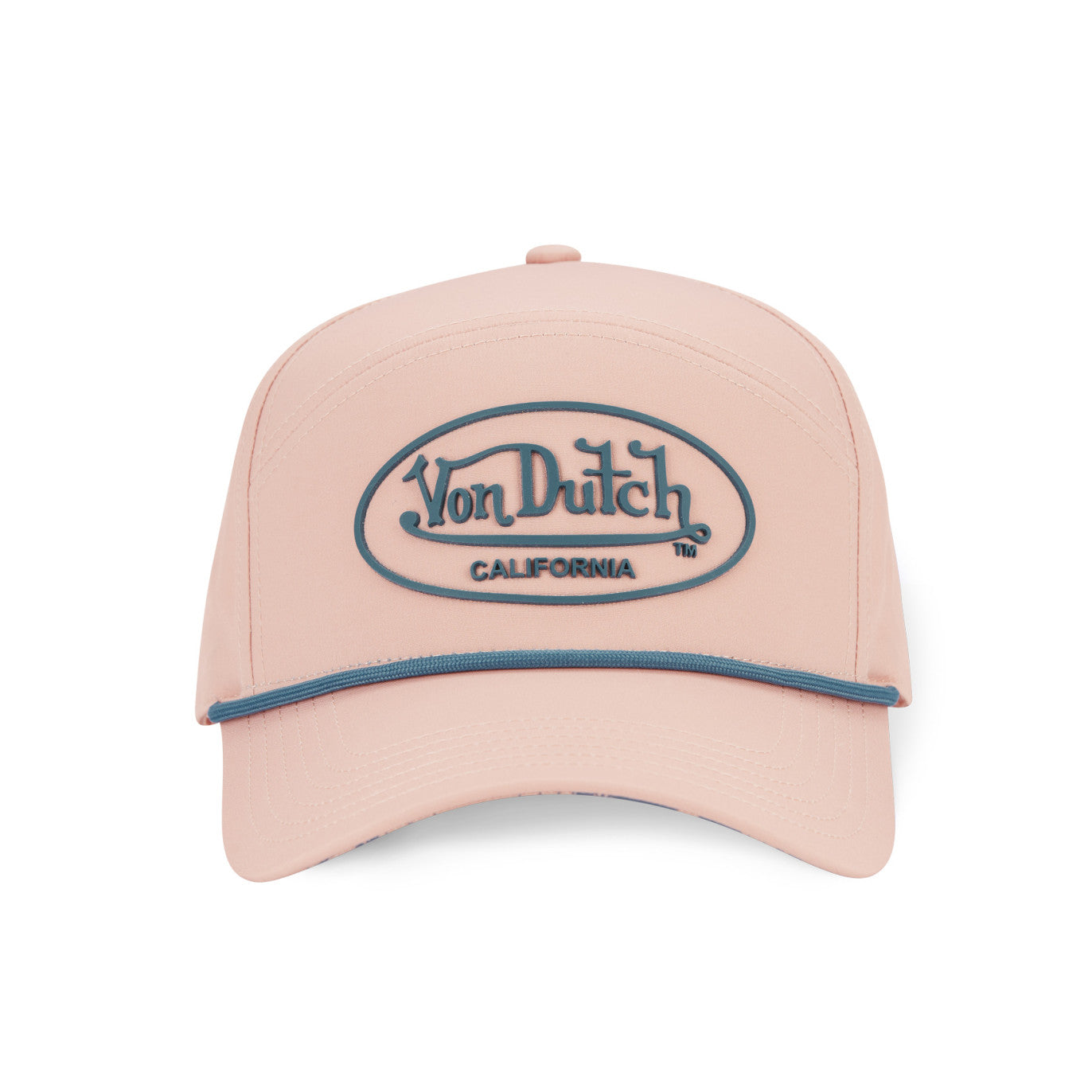 Von Dutch - Rubber Patch - 6-Panel Cap - Pink - Headz Up 