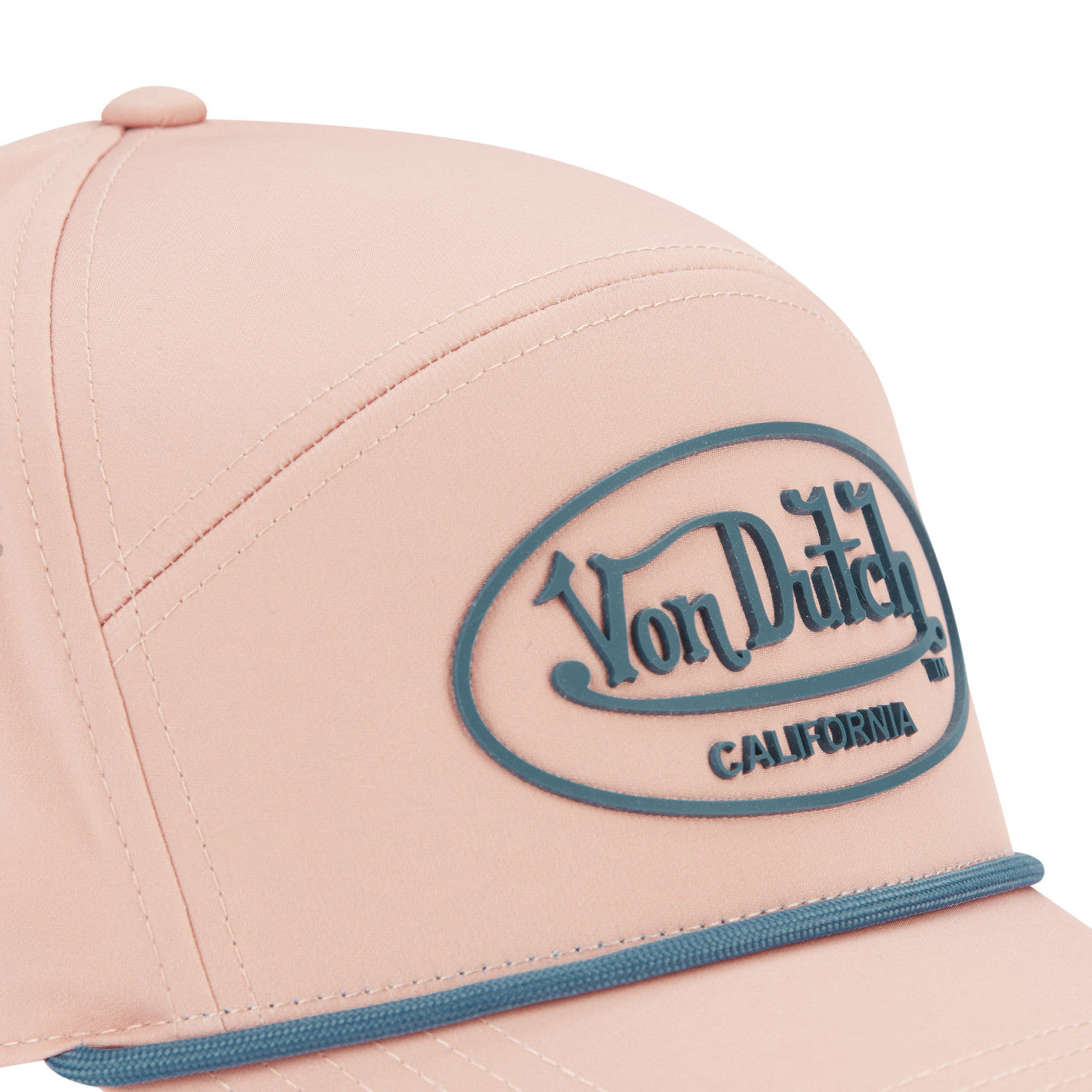 Von Dutch - Rubber Patch - 6-Panel Cap - Pink - Headz Up 