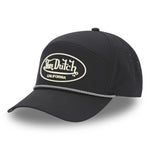 Von Dutch - Rubber Patch - 6-Panel Cap - Black - Headz Up 