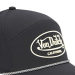 Von Dutch - Rubber Patch - 6-Panel Cap - Black - Headz Up 