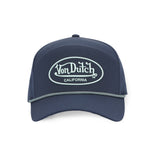 Von Dutch - Rubber Patch - 6-Panel Cap - Navy - Headz Up 