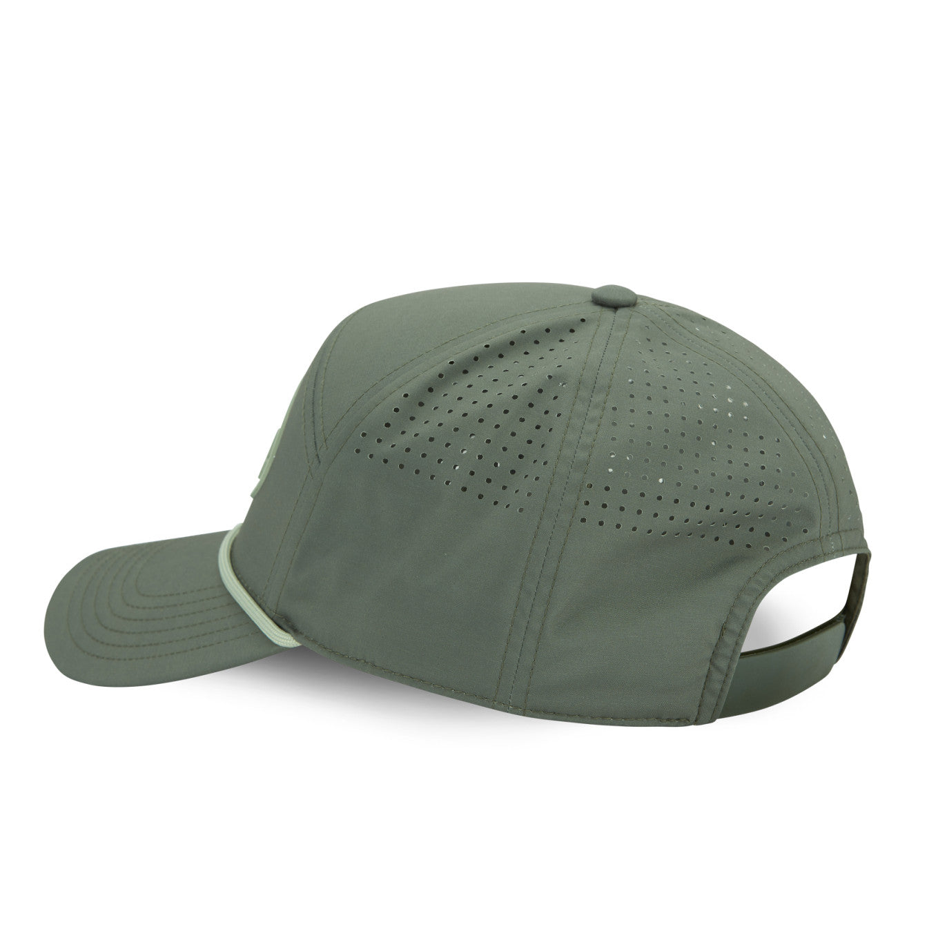 Von Dutch - Rubber Patch - 6-Panel Cap - Olive - Headz Up 