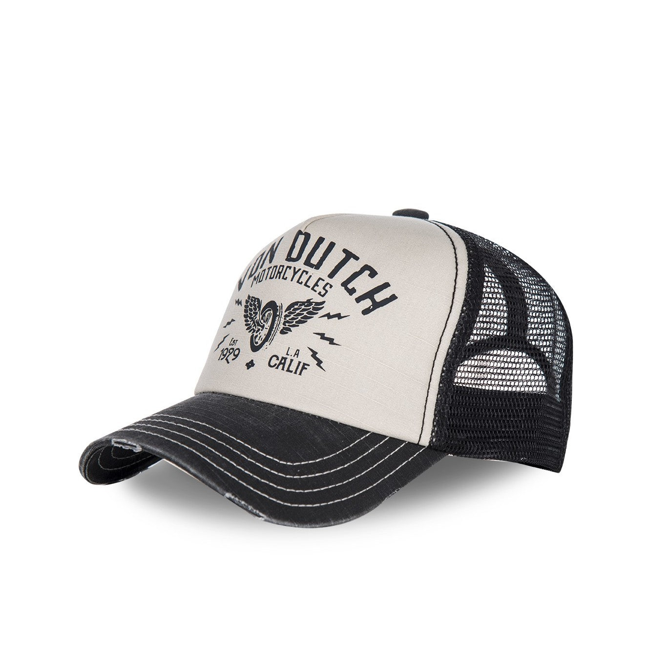 Von Dutch - Crew2 - Trucker Cap - Black/White - Headz Up 