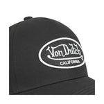 Von Dutch - Oval Patch - Black (White Logo) - A-Frame Cap - Headz Up 