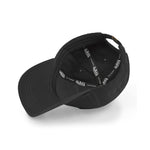 Von Dutch - Oval Patch - Black (White Logo) - A-Frame Cap - Headz Up 