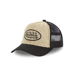 Von Dutch - PAILLE - 5-Panel Trucker Cap - Black/Sand - Headz Up 