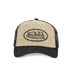 Von Dutch - PAILLE - 5-Panel Trucker Cap - Black/Sand - Headz Up 