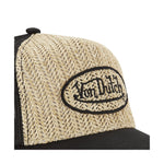 Von Dutch - PAILLE - 5-Panel Trucker Cap - Black/Sand - Headz Up 