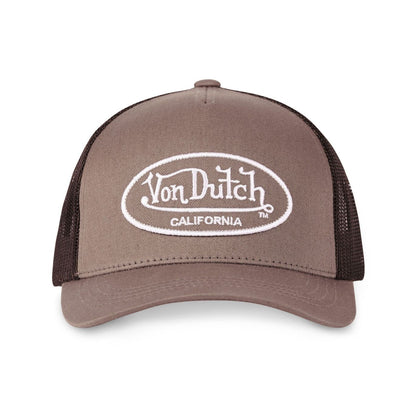 Von Dutch - Oval Patch - Trucker Cap - Brown