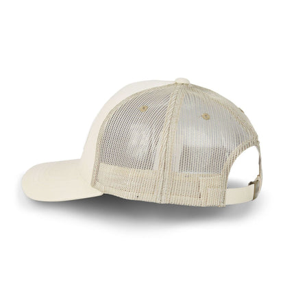 Von Dutch - Oval Patch - Trucker Cap - White/Stone