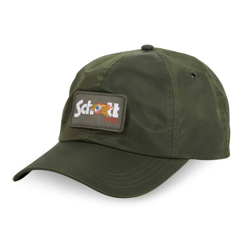 Von Dutch - X SCHOTT Co-Lab - Unstructured Baseball Cap - Olive - Headz Up 