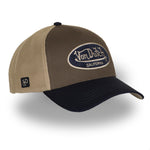 Von Dutch - Oval Patch - Trucker Cap - Dark Brown/Navy/Beige - Headz Up 