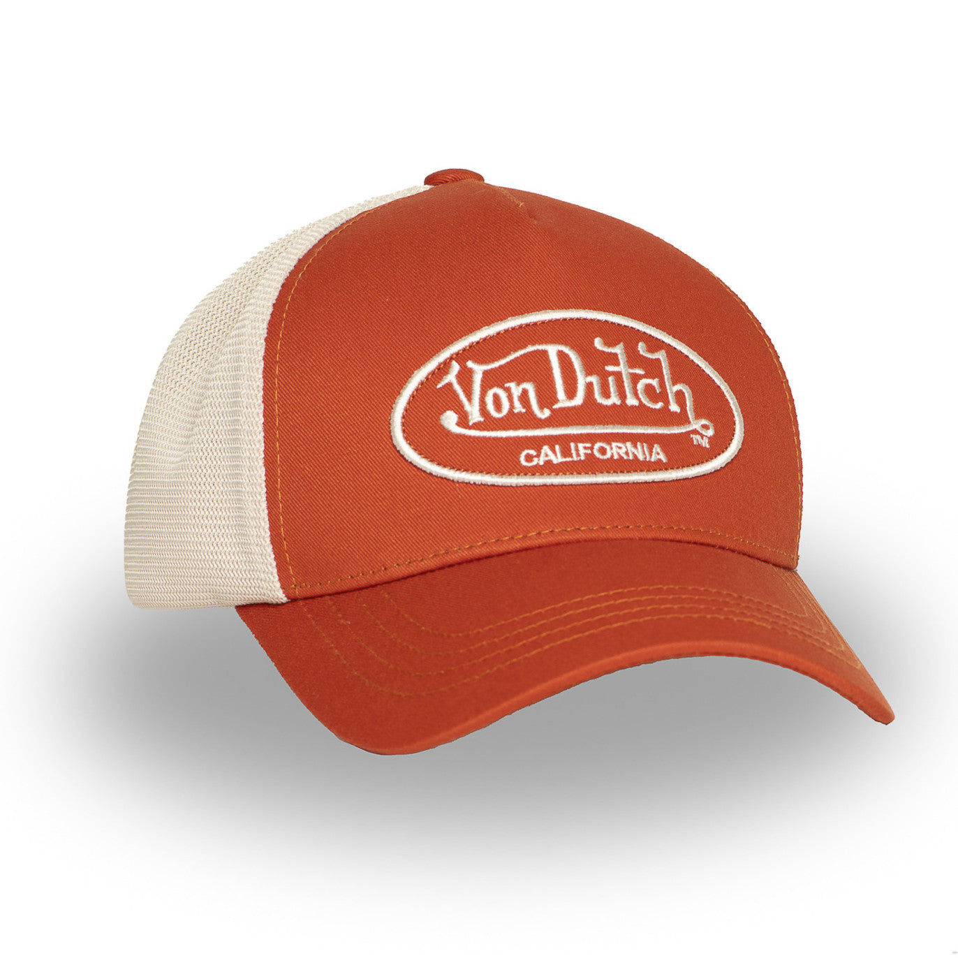 Von Dutch - LOF - Trucker Cap - Orange/Off White - Headz Up 