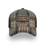 Von Dutch - Flannel - Trucker Cap - Brown - Headz Up 