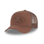 Von Dutch - Baseball Rubber Patch - 5-Panel Trucker Cap - Brown - Headz Up 