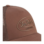 Von Dutch - Baseball Rubber Patch - 5-Panel Trucker Cap - Brown - Headz Up 