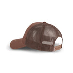 Von Dutch - Baseball Rubber Patch - 5-Panel Trucker Cap - Brown - Headz Up 