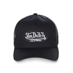 Von Dutch - Oval Patch CALIFORNIA Black Trucker Cap - Headz Up 