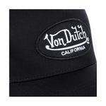 Von Dutch - Oval Patch CALIFORNIA Black Trucker Cap - Headz Up 