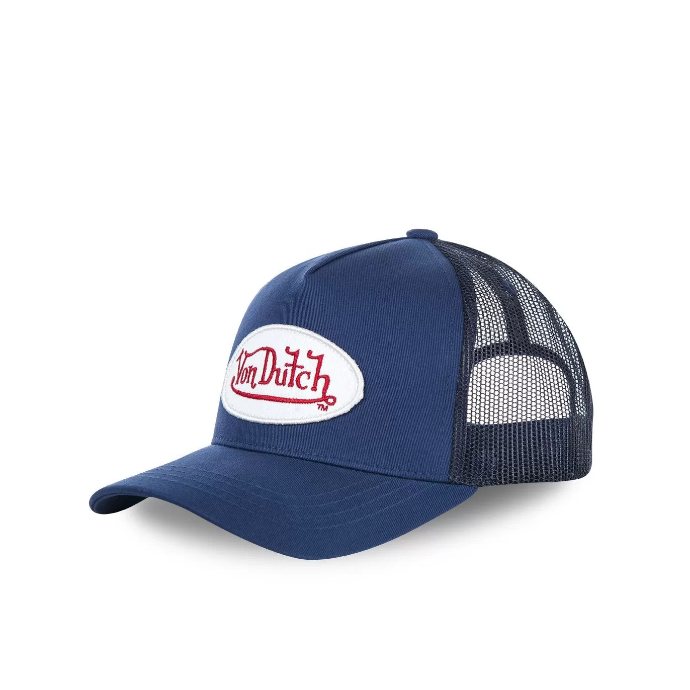 Von Dutch - Oval Patch - Navy Trucker Cap - Headz Up 