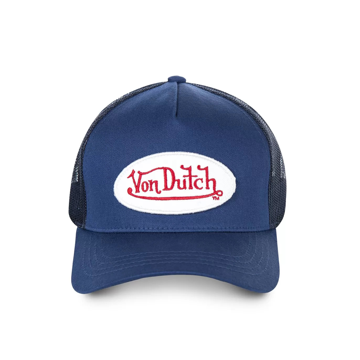 Von Dutch - Oval Patch - Navy Trucker Cap - Headz Up 