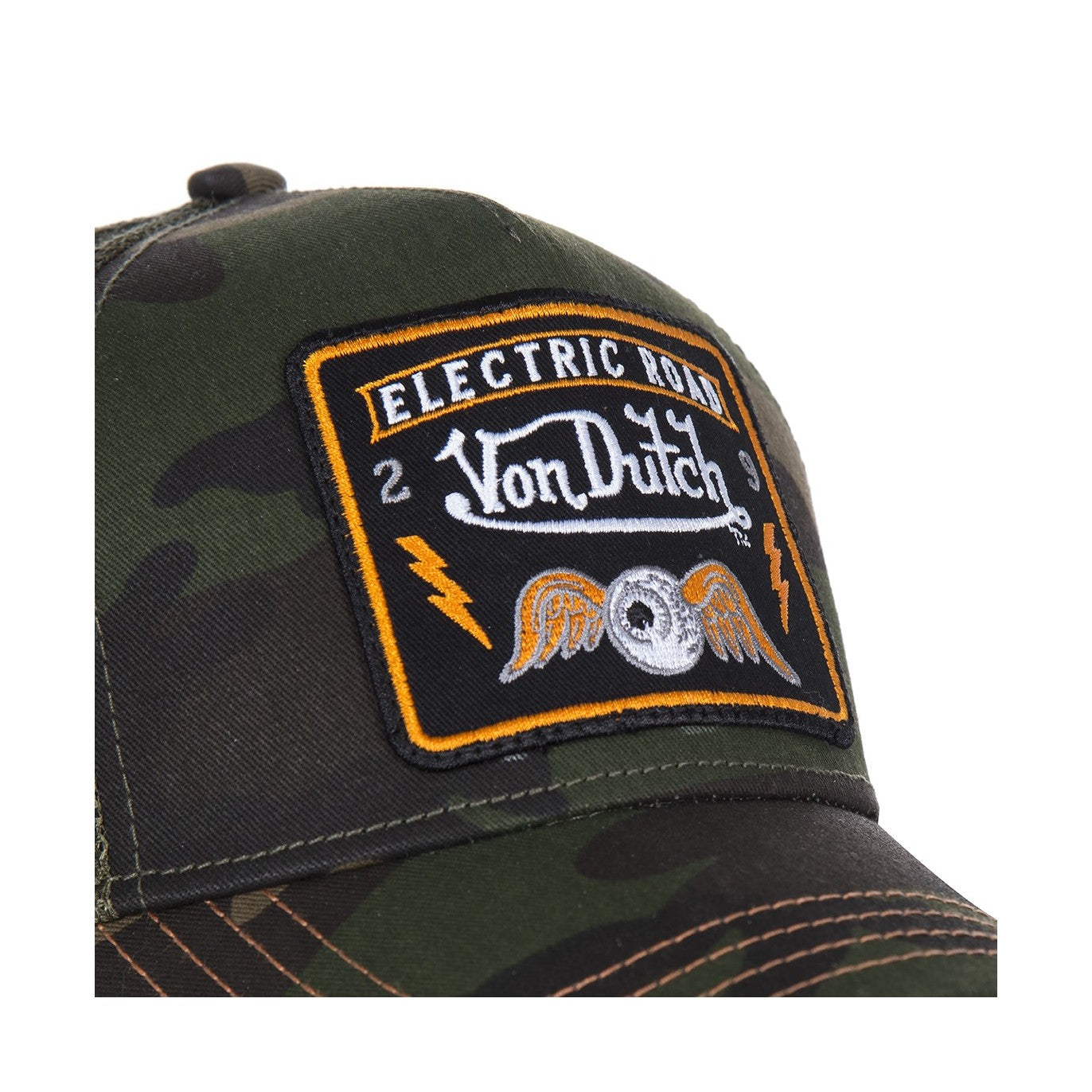 Von Dutch - Square Patch - Camouflage Trucker Cap - Headz Up 