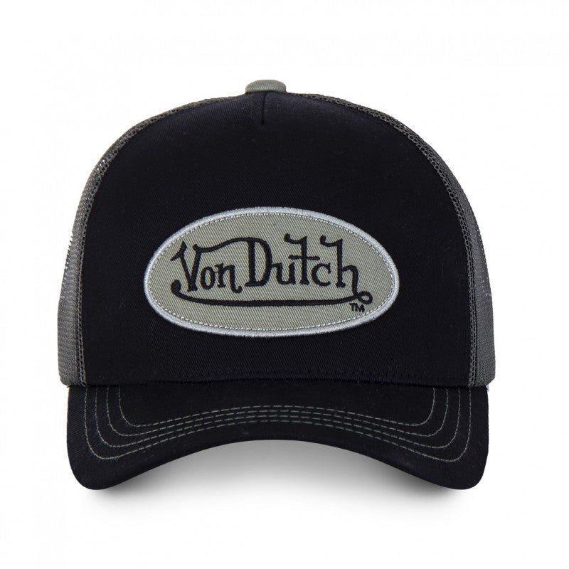 Von Dutch - Oval Patch Black/Olive Trucker Cap - Headz Up 