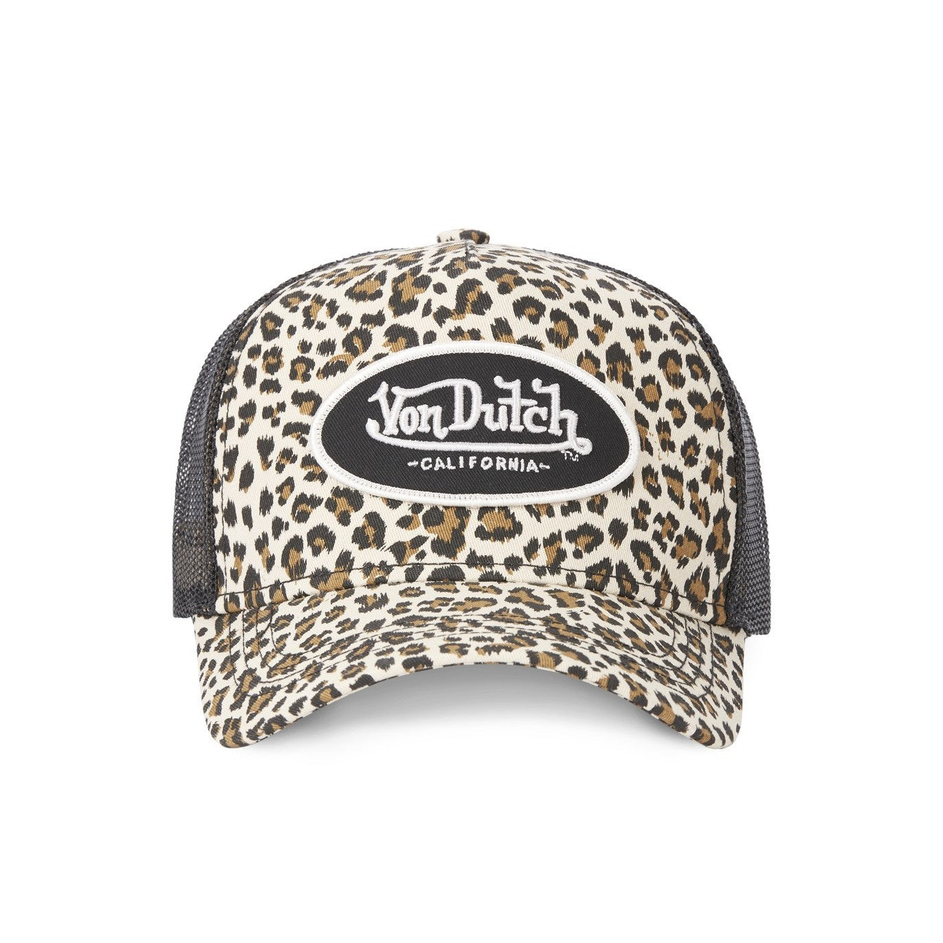 Von Dutch - Oval Patch - Trucker Cap - White Leopard