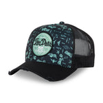Von Dutch - Full Meca Print  - 5-Panel Trucker Cap - Black - Headz Up 