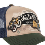 Von Dutch - Multi Patches - Trucker Cap - Navy/Brown/Olive - Headz Up 