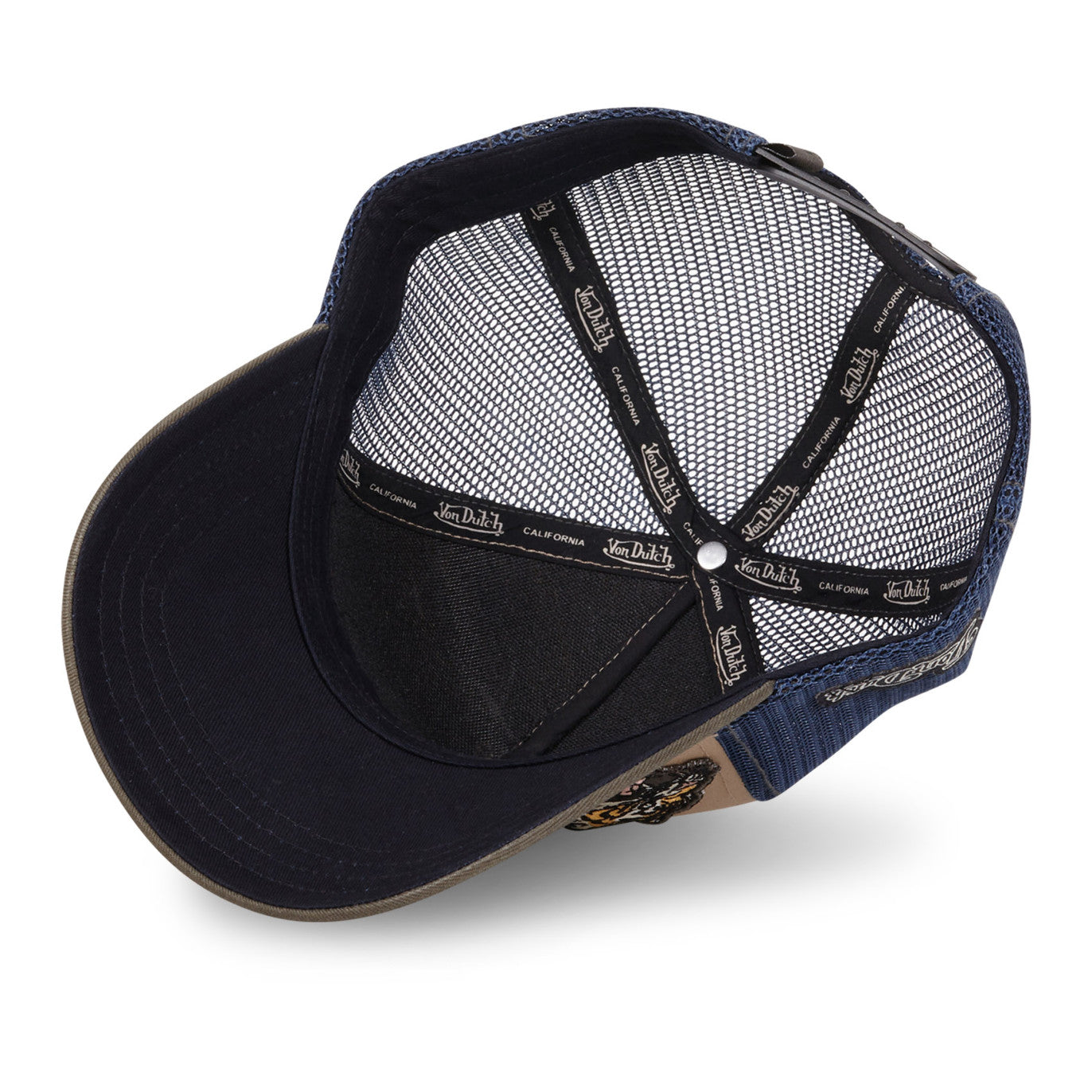 Von Dutch - Multi Patches - Trucker Cap - Navy/Brown/Olive - Headz Up 