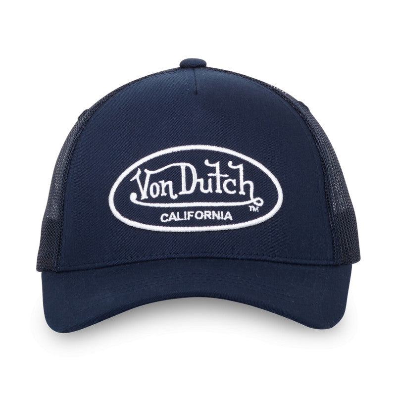 Von Dutch - Oval Patch - Trucker Cap - Navy - Headz Up 