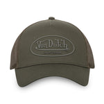 Von Dutch - Baseball Rubber Patch - 5-Panel Trucker Cap - Olive - Headz Up 