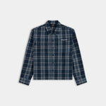 DAILY PAPER - Chenille script ls shirt - Briliant blue - Headz Up 