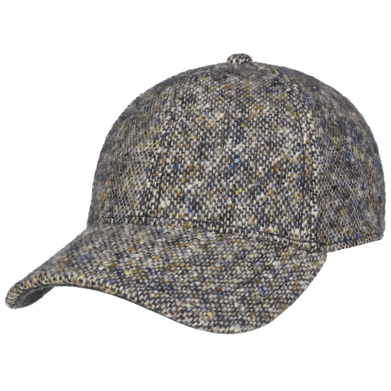 Stetson - Baseball Cap Donegal Wool - Blue/Grey - Headz Up 