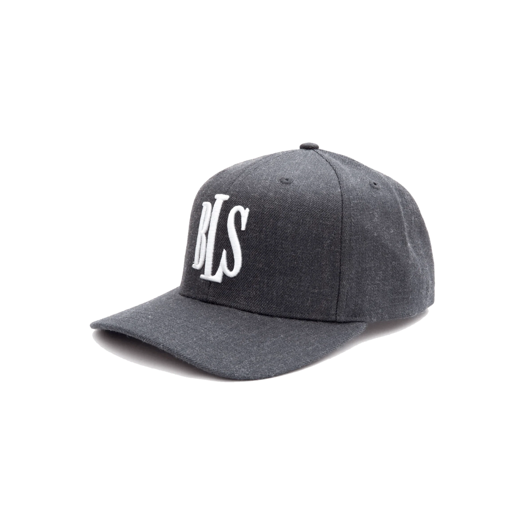 BLS - Classic Baseball Cap - Dark Grey/White