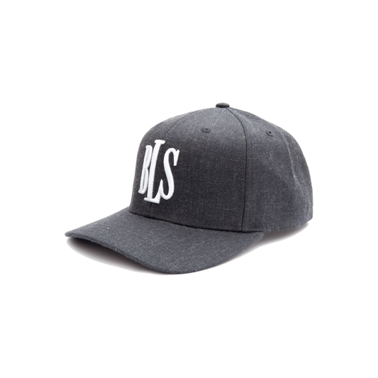 BLS - Classic Baseball Cap - Dark Grey/White